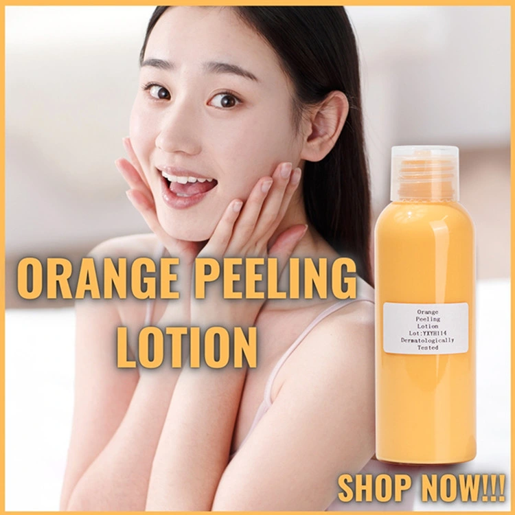 Organic Orange Peeling Lotion Removing Dead Skin Whitening and Smoothing Body Lotion