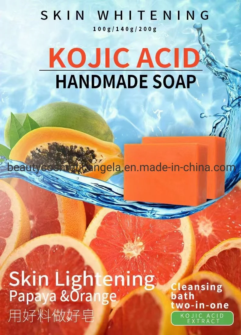 Papaya Kojic Acid Vitamin C Soap Brightening Skin Whitening Soap Stock