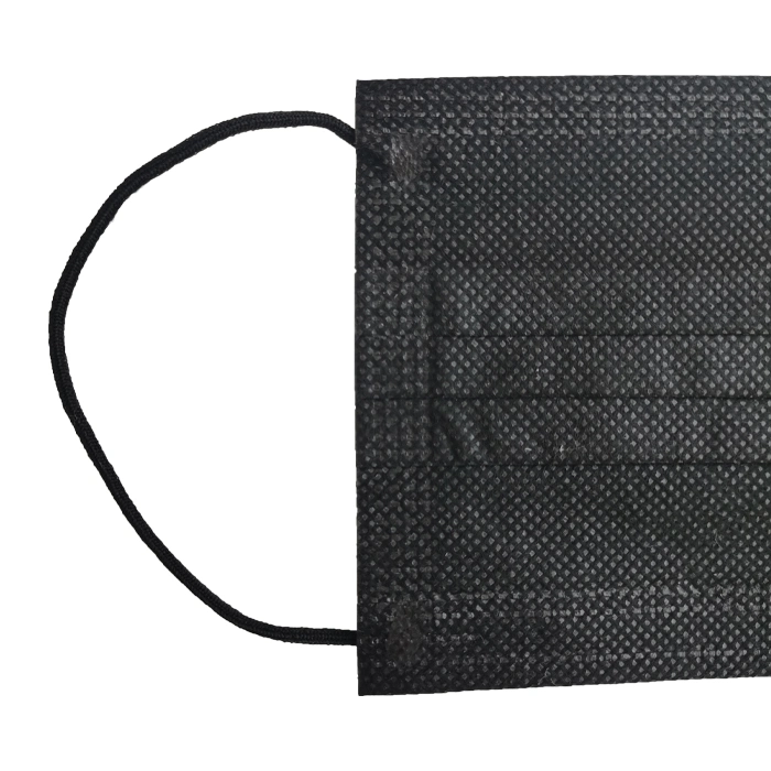 CE Approved Type Iir Disposable Mouth Masks Triple Masks Disposable Black Surgical Mask Non Woven Facial Mask Hospital Medical Surgical Dental 3ply Face Mask