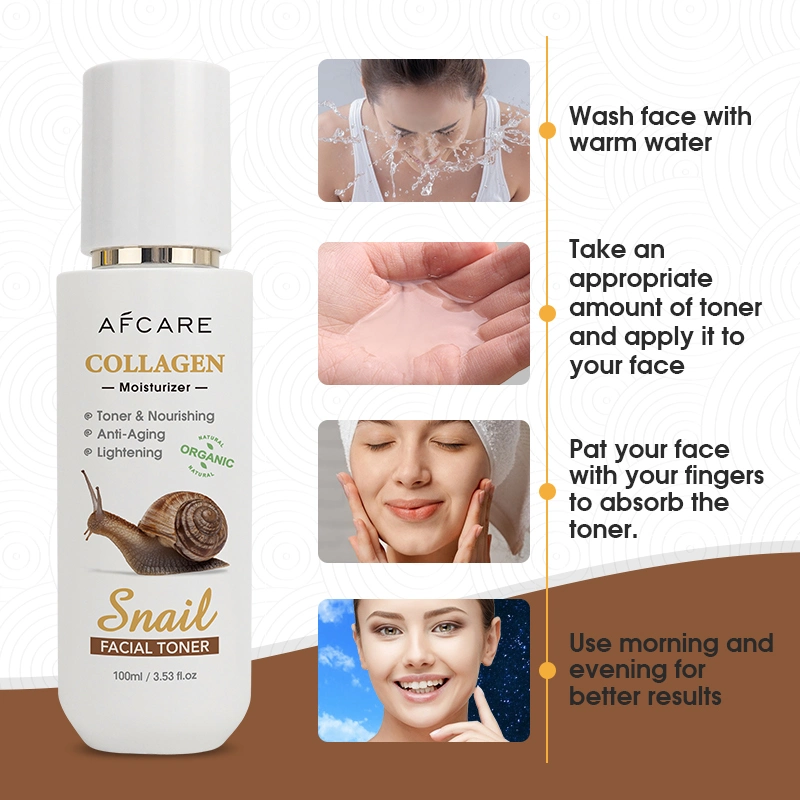 Snail Collagen Face Toner Anti-Aging Anti-Wrinkle Essence Toner Mist