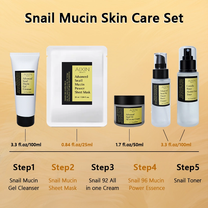 Beauty Cosmetics Skin Care Brightening Repairing Anti Aging Snail Face Toner