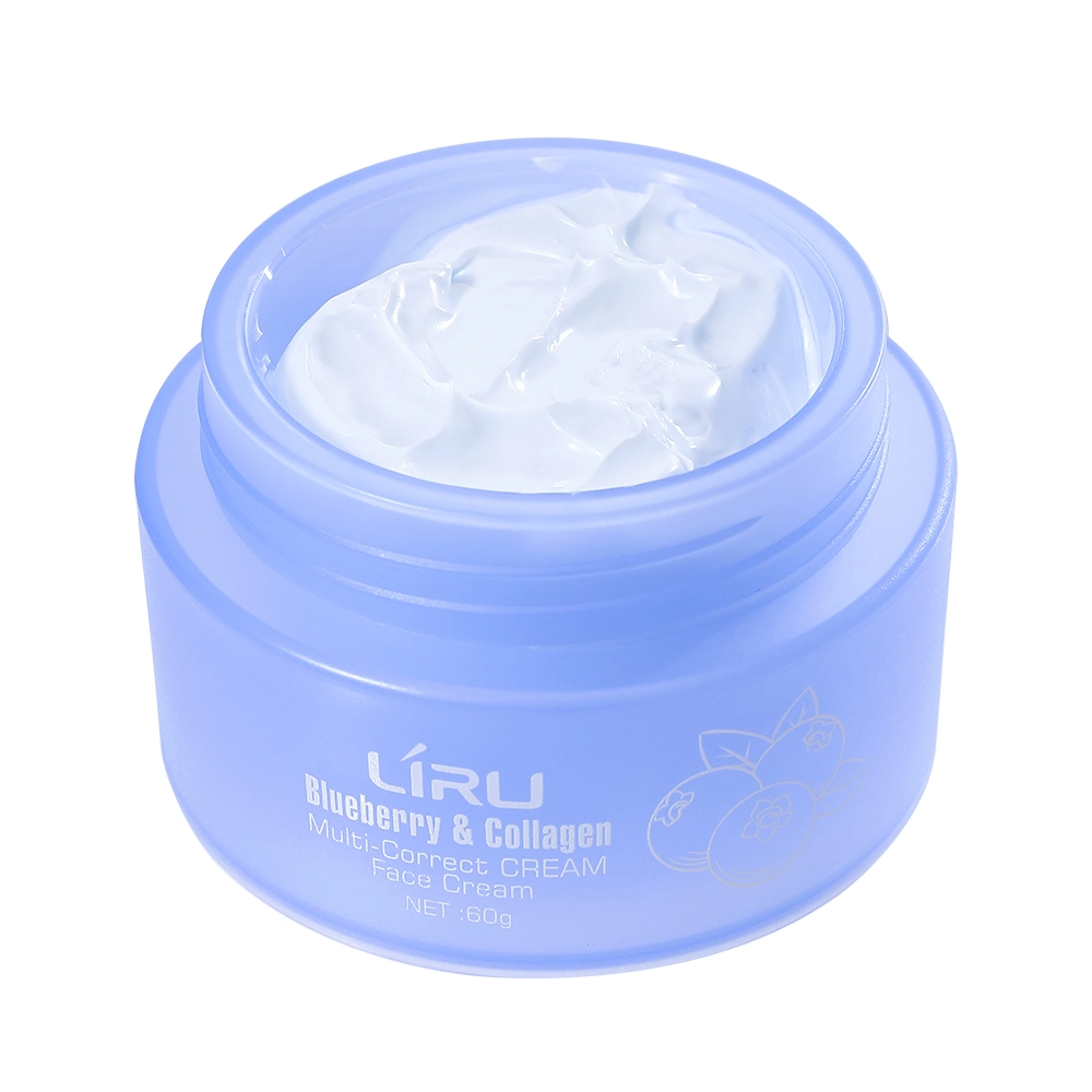 Liru Deep Mositurizing Anti-Wrinkle Blueberry Collagen Face Moisturizer Multi-Correct Cream