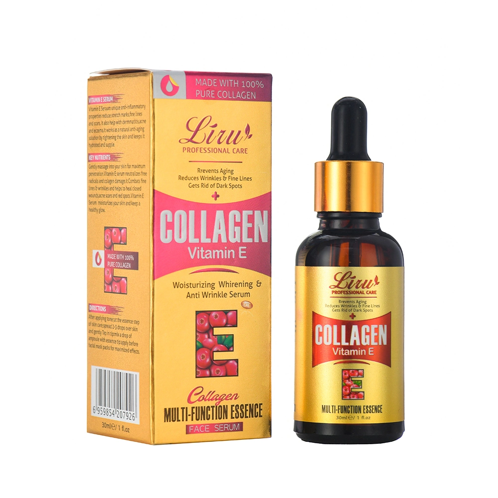 Private Label Effective Anti-Wrinkle Hydrating Collagen Essence Vitamin E Serum