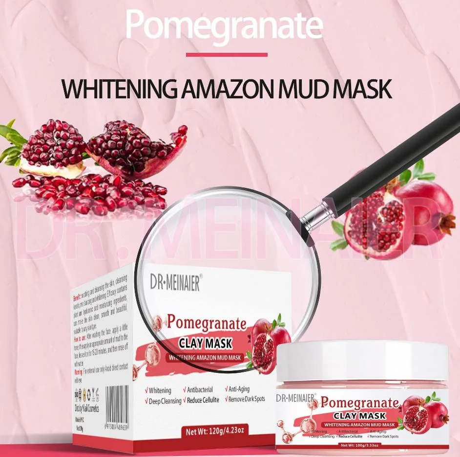 Online Wholesale in Stock Custom Logo Natural Facial Mud Clay Mask Whitening Skin Care Anti Acne Wrinkle Cleansing Spots Hydrate Face Mask Cream