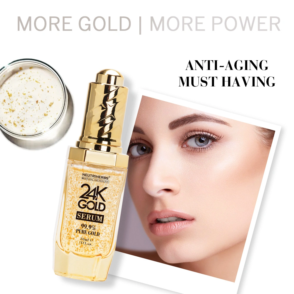 Hot Sale Skin Care Product Rich Hydrating Collagen 24K Gold Facial Serum