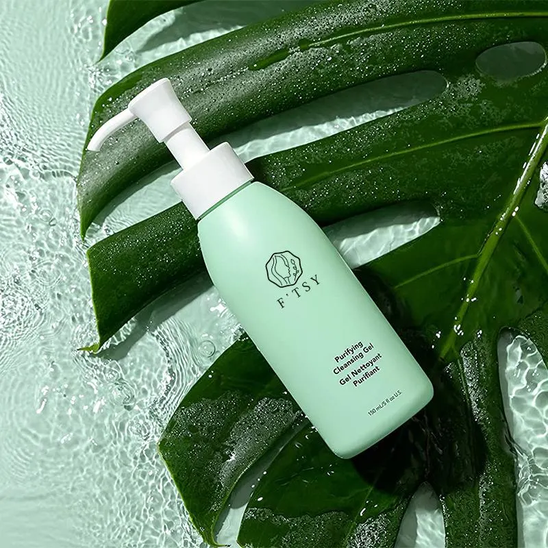 OEM ODM Vegan Purifying Cleansing Gel Moisturizing Gently Exfoliating Face Wash