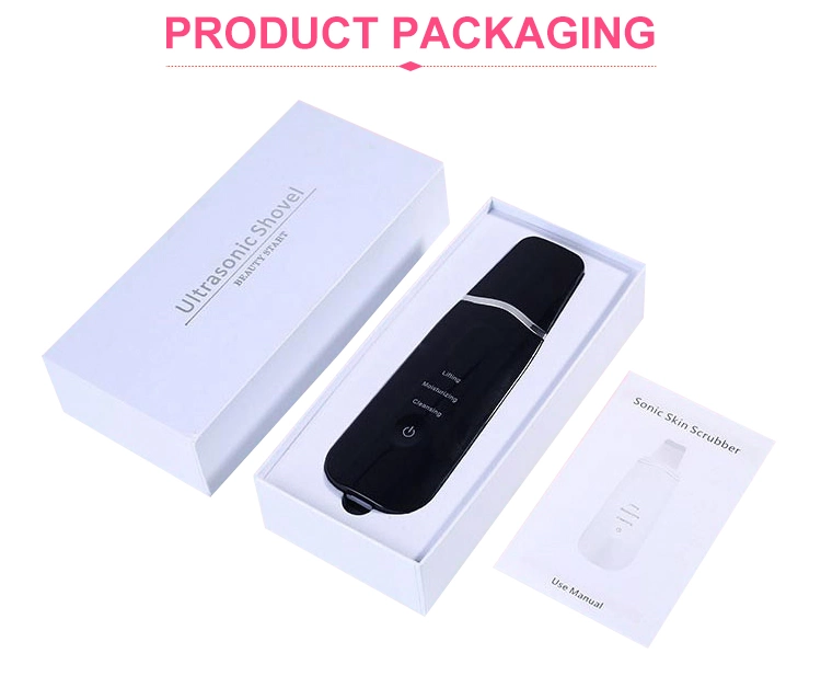 Facial Skin Scrubber, Skin Care Scrubber Comedone Extractor, Facial Skin Spatula, Pore Cleanser &amp; IP6X Waterproof USB Charger, Facial Lifting Tool