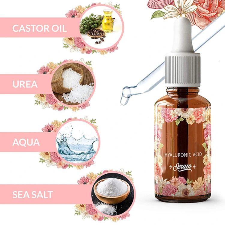 Professional Custom Facial Hydrating Anti-Aging Pure Hyaluronic Acid Serum for Dry Skin