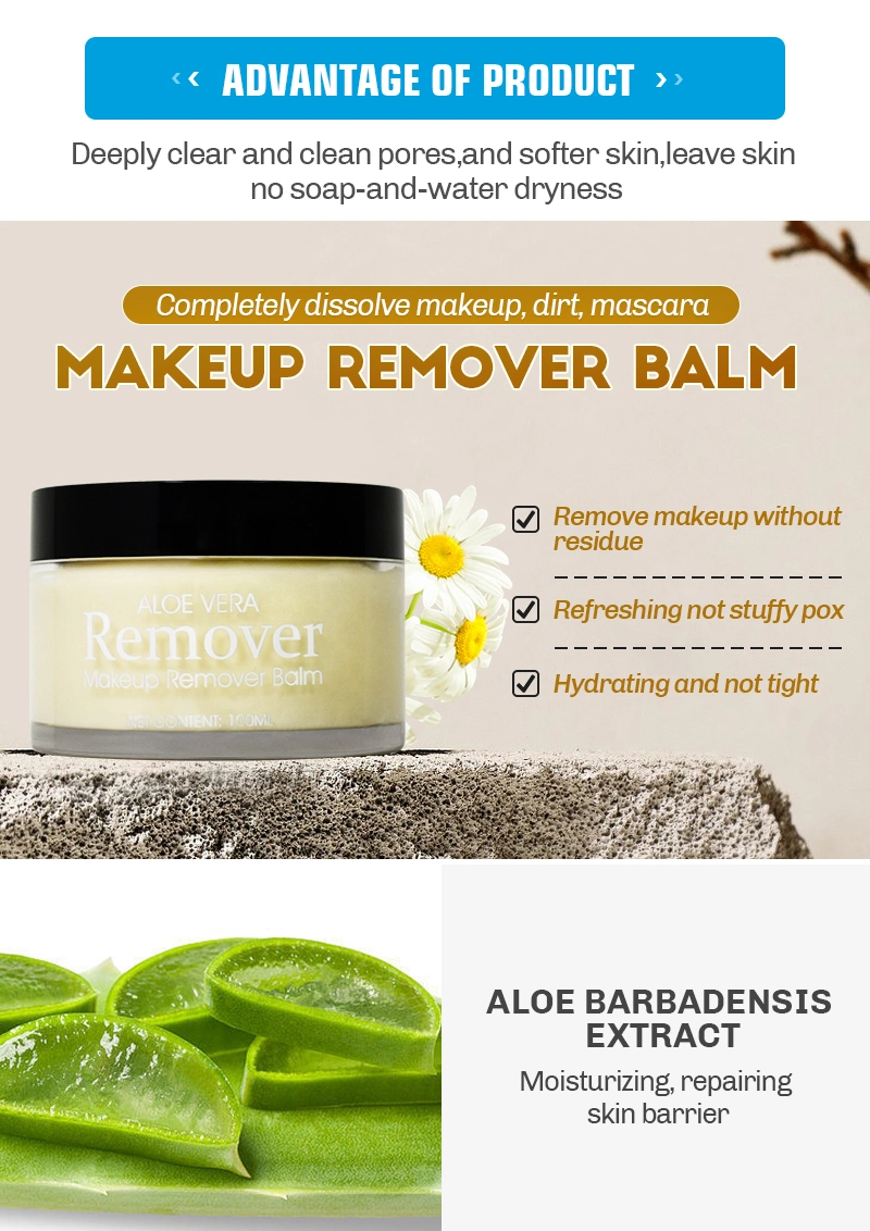 Organic Cleansing Balm Makeup Cleanser Balm Facial Cleansing Oil