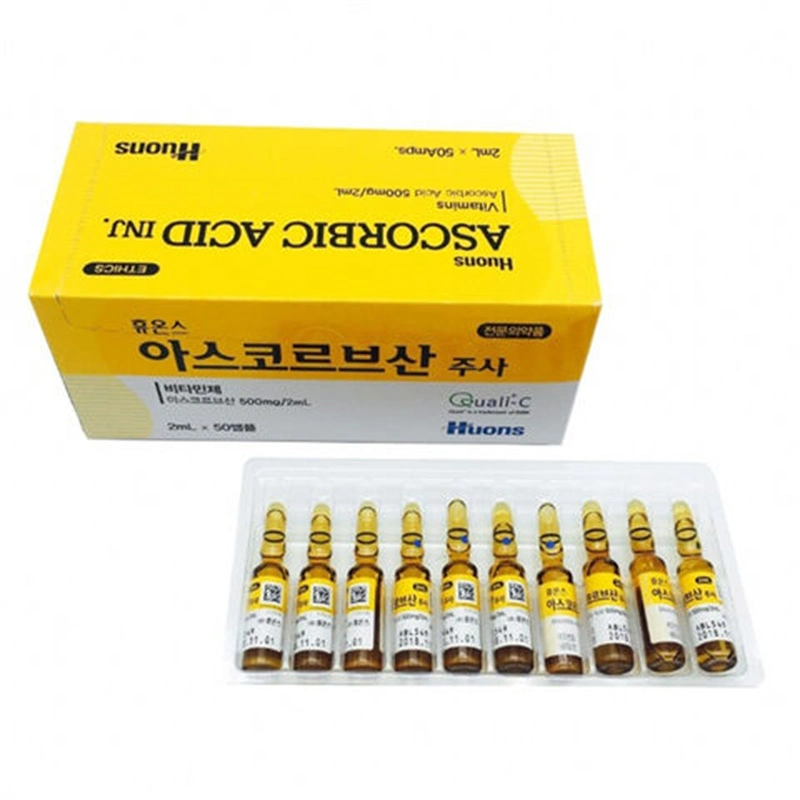 CE Korea Brand Huons Vc Serum Ascorbic Acid Glutathione Skin Whitening Injection Vitamin C Luthione Cindella