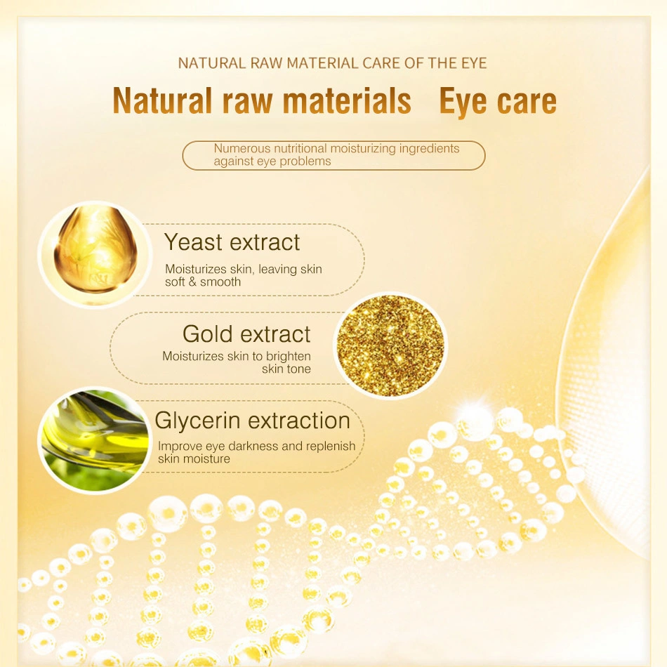 Golden Eye Cream Collagen Hydrating Eye Cream to Remove Puffy Eyes Black Circles to Remove Wrinkles Care