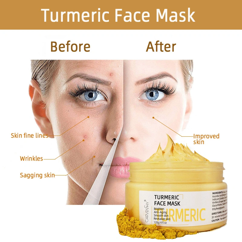 120g Repair Turmeric Mud Mask Hydrating Mask