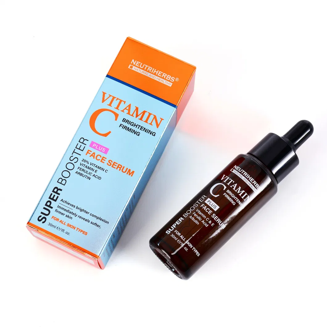 OEM ODM Private Label Vitamin C and E Glowing Serum for Face with Hyaluronic Acid