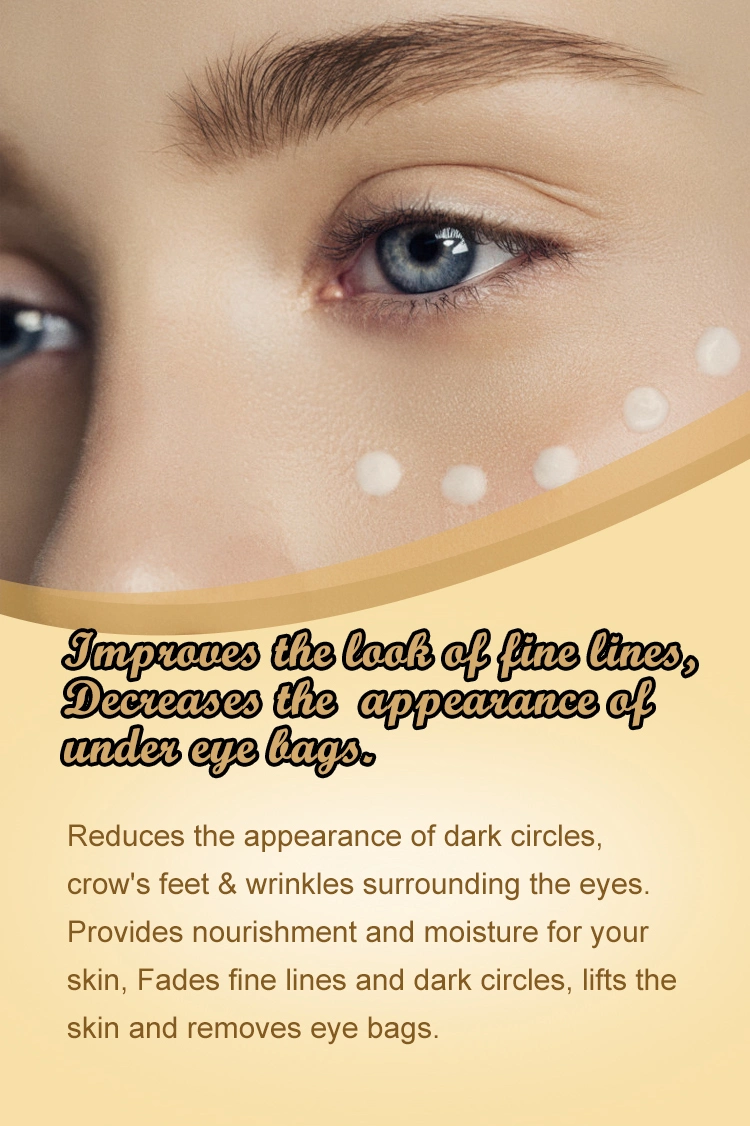 Private Custom Dark Circles Anti-Aging Caffeine Beauty Eye Cream for Women