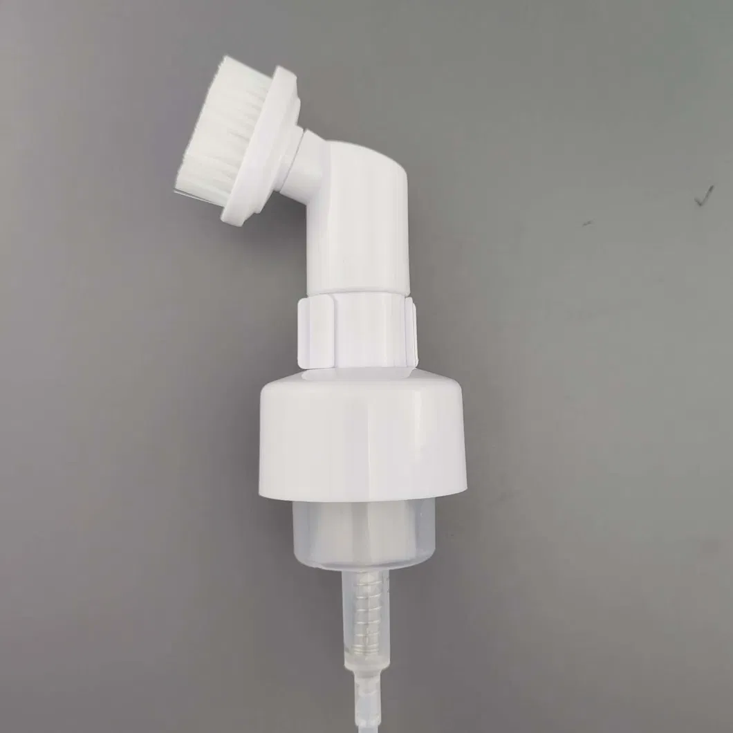 White Left Right Lock Nice All Plastic Foam Pump for Facial Cleanser