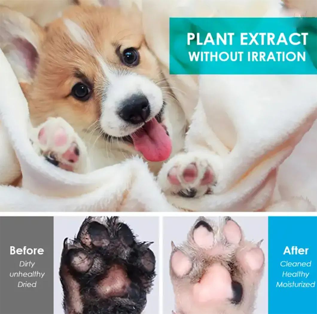 Custom Brand Cleaning Foot Foam Mousse Pet Paw Cleaner Waterless Foam for Dogs and Cats