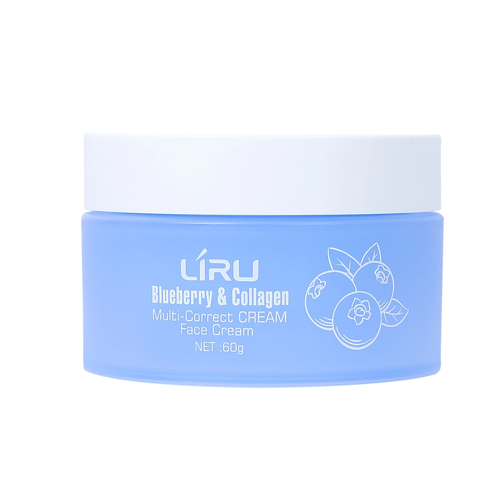 Liru Deep Mositurizing Anti-Wrinkle Blueberry Collagen Face Moisturizer Multi-Correct Cream