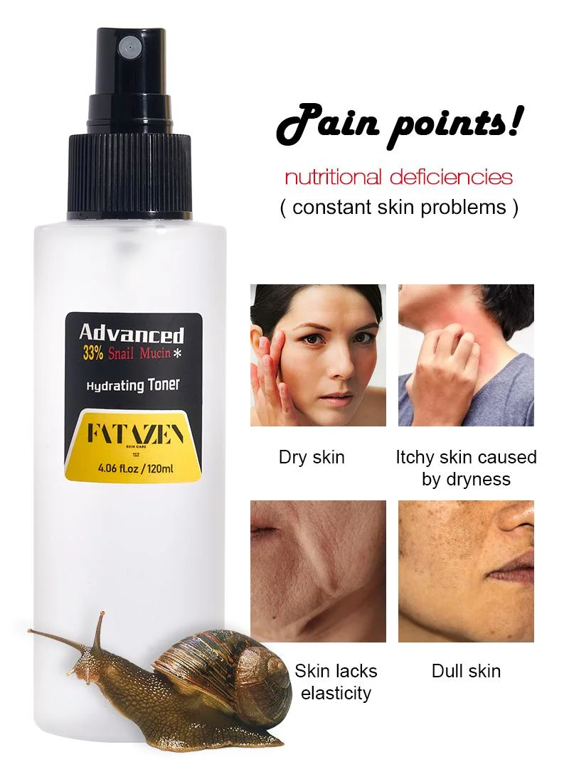 Long Lasting Moisturizing Snail Face Toner Skin Care Products Brightening Facial Toner