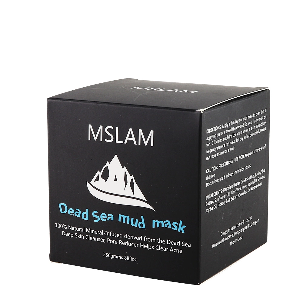 Private Label Cleansing Natural Black Dead Sea Mud Facial Mask