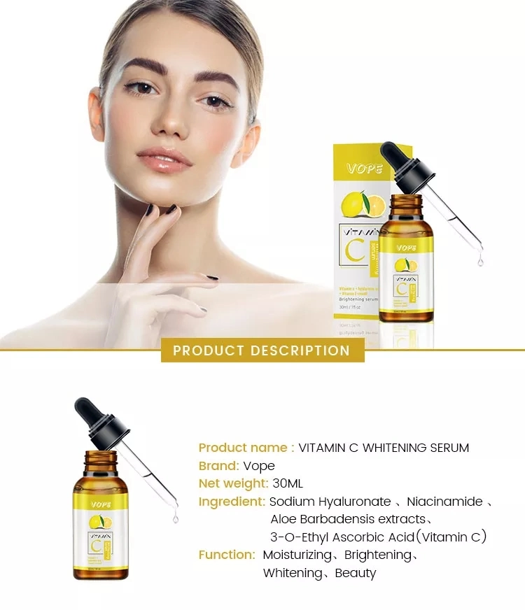 Private Label Skin Care Moisturizing Whitening Face Vitamin C Serum