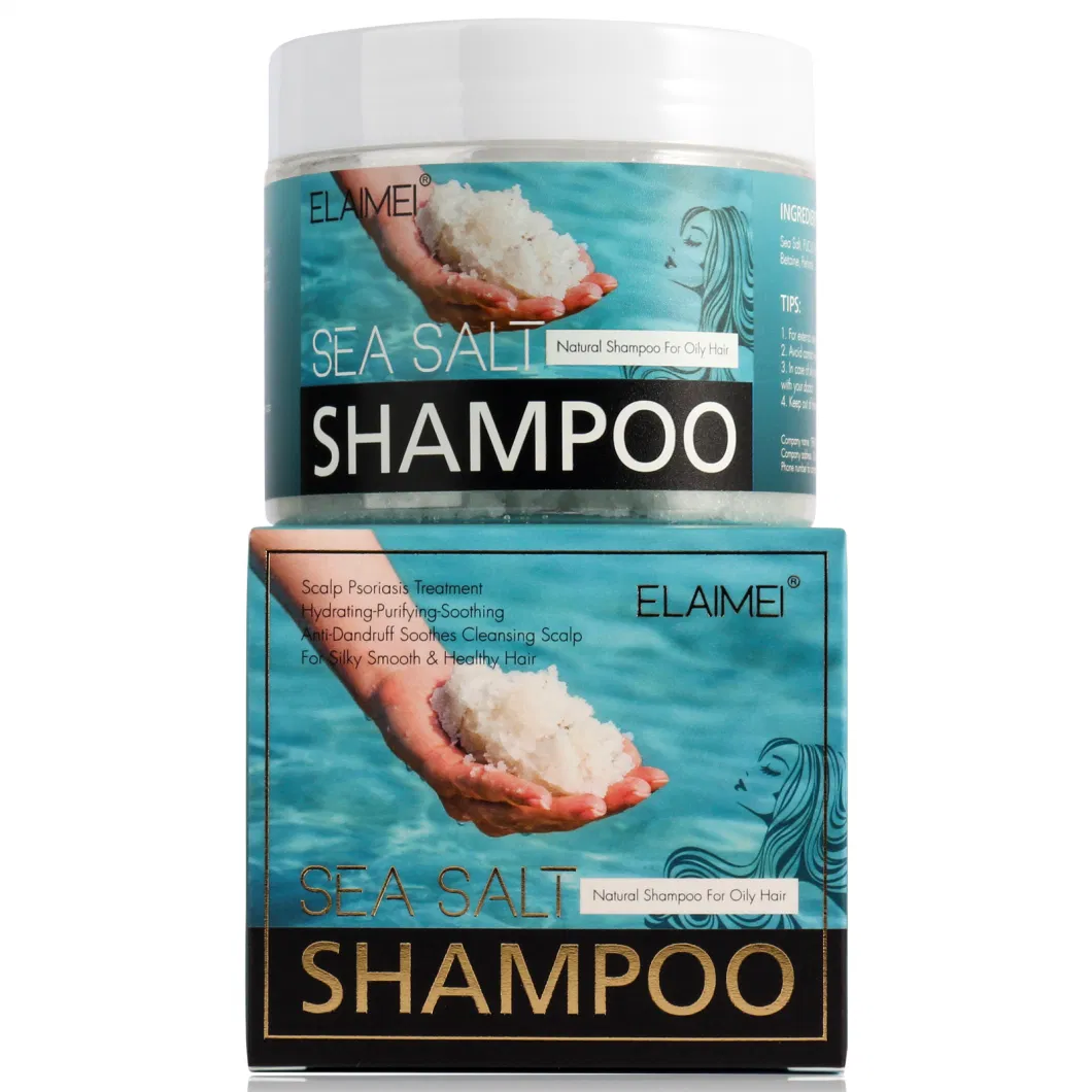 Sea Salt Nourishing Scalp Shampoo Cleansing Oil Control Shampoo Anti-Dandruff Itching Shampoo