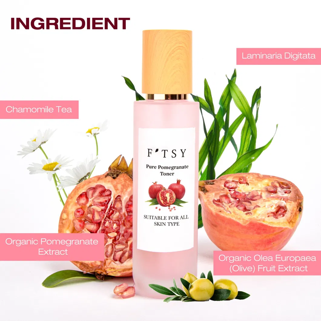 Directly Factory Vegan Anti Aging Hydrating Moisturizing Pomegranate Facial Toner