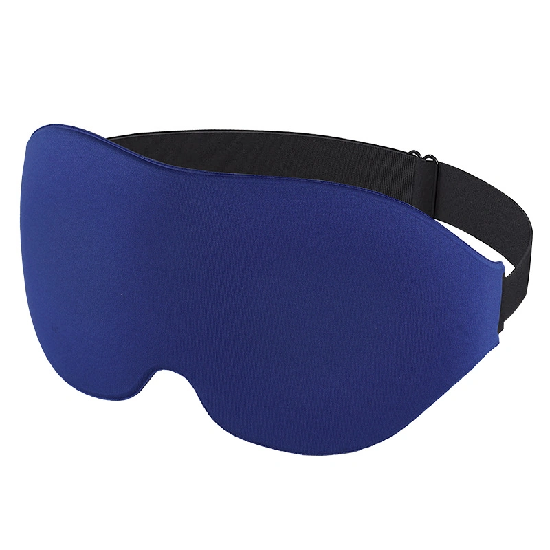 No Seamless Pressure Stereo 3D Contoured 100% Blackout Eye Mask for Sleeping with Adjustable Strap