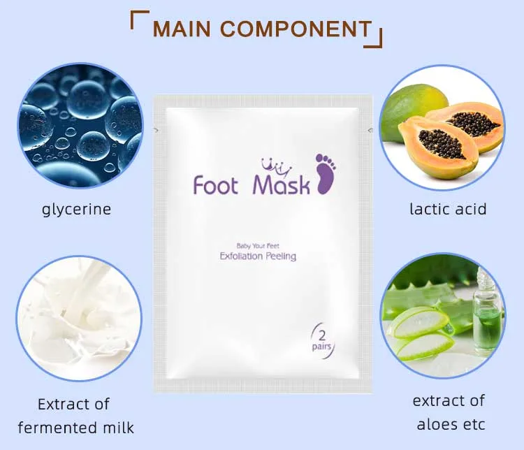 OEM Anti Crack Foot Cream Dryness Peeling Collagen Sheet Foot Mask