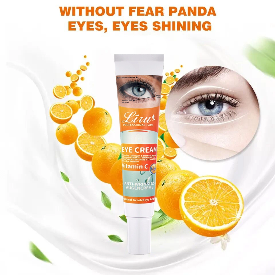 Liru Vitamin C Skin Care Repairing Dark Circle Anti Aging Eye Cream