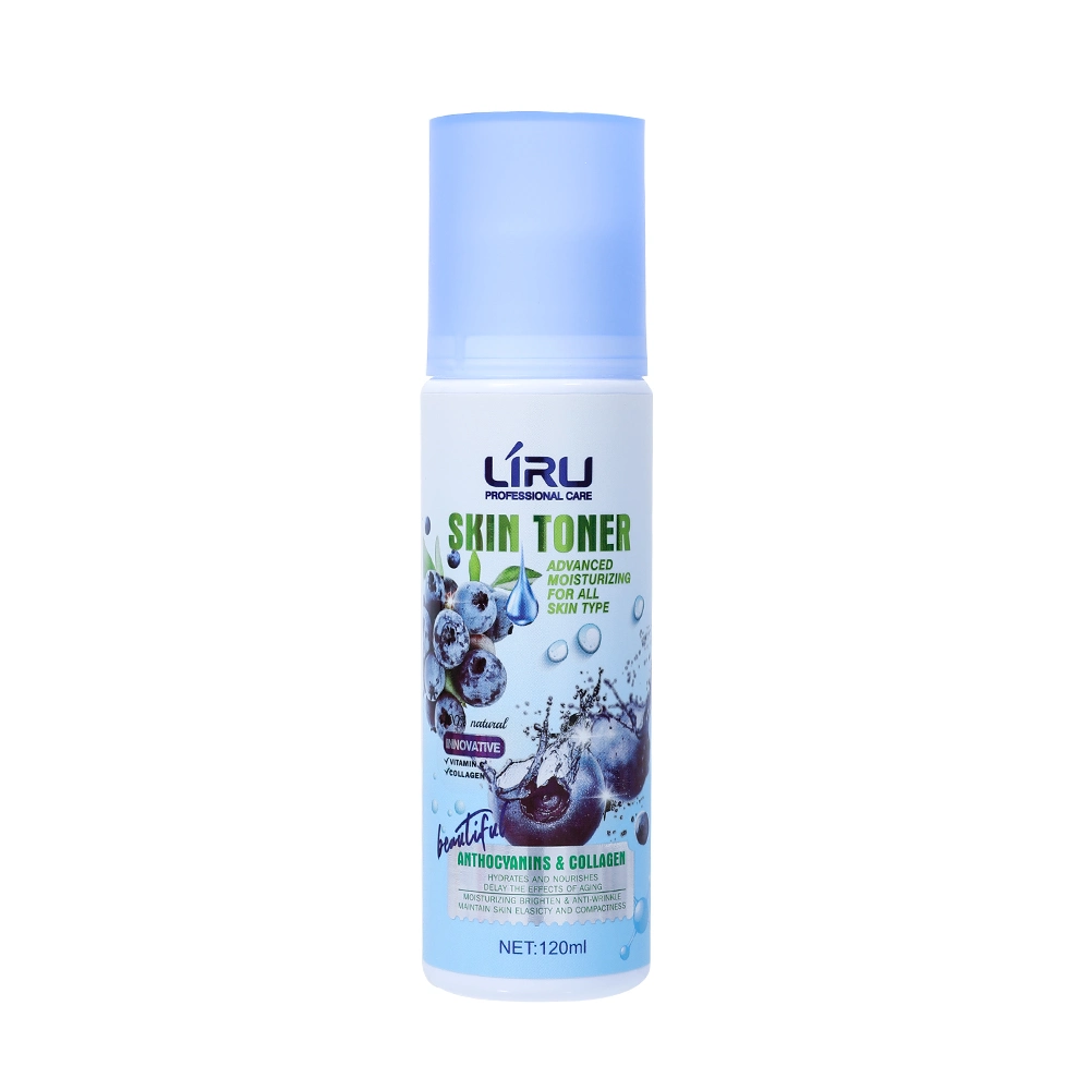 Liru Refreshing Moisturizing Face Toner Blueberry &amp; Collagen Facial Hydrating Mist