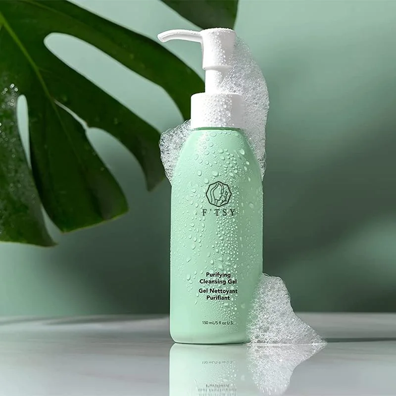 OEM ODM Vegan Purifying Cleansing Gel Moisturizing Gently Exfoliating Face Wash