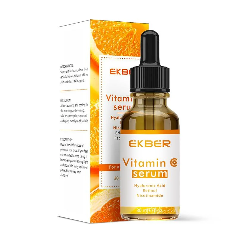 Wholesale Ekber Glowing Face Care Serum Repairing Serum Nicotinamide Whitening Skin Care Vitamin C Serum