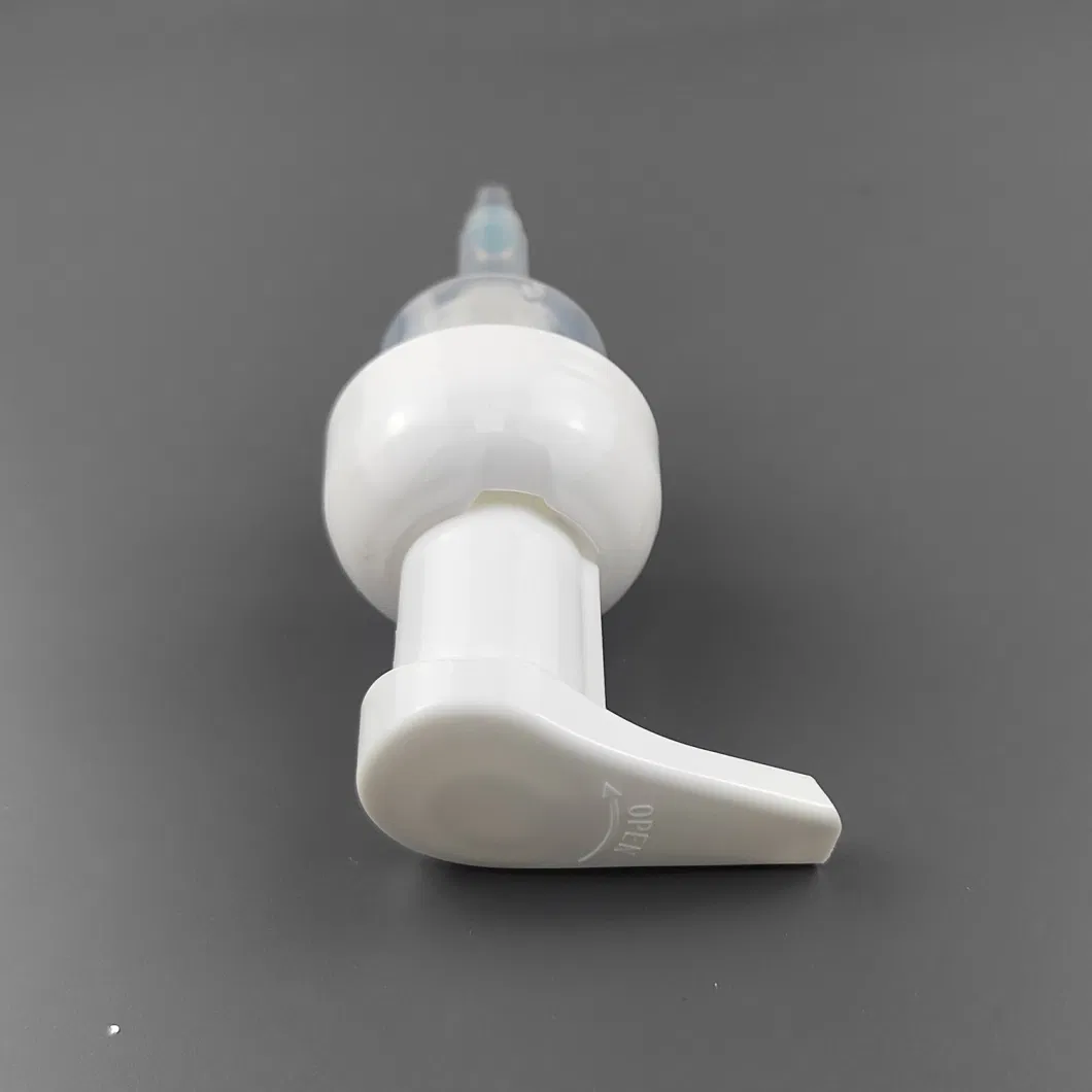 White Left Right Lock Nice All Plastic Foam Pump for Facial Cleanser