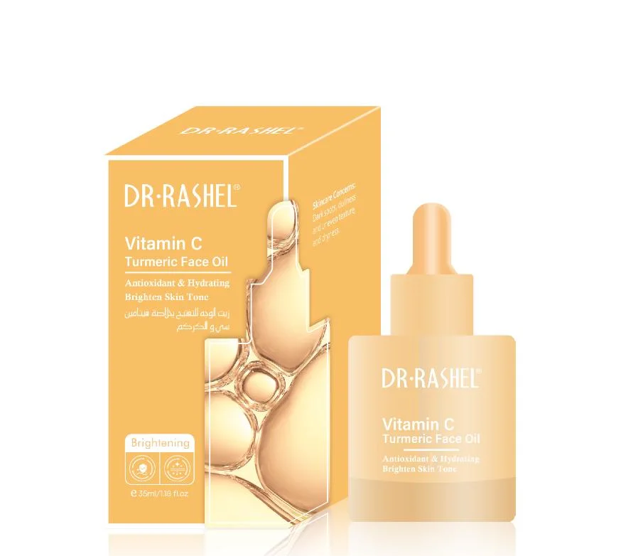 Online Wholesale in Stock Vitamin C &Turmeric Brightening Face Oil Dr Rashel Anti Aging Hydrating Brightening Whitening Vitamin C Turmeric Face Oil