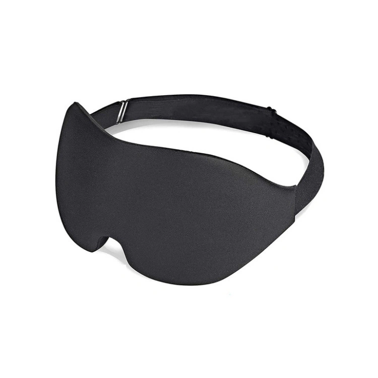 No Seamless Pressure Stereo 3D Contoured 100% Blackout Eye Mask for Sleeping with Adjustable Strap