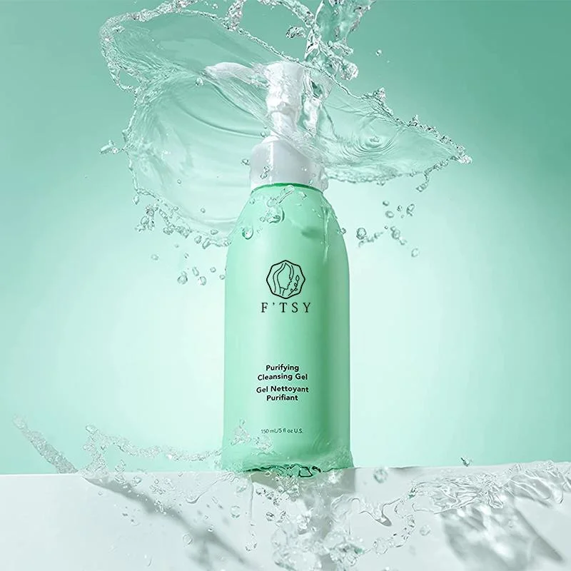 OEM ODM Vegan Purifying Cleansing Gel Moisturizing Gently Exfoliating Face Wash