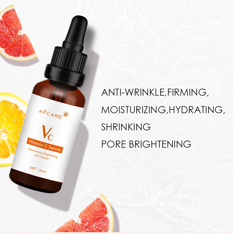 OEM Private Label Brightening Anti-Acne Hydrating Firming Turmeric Cream Oil Serum Toner Cleanser Vitamin C Skincarerepairing Whitening Face Serum Oil Gift Kit