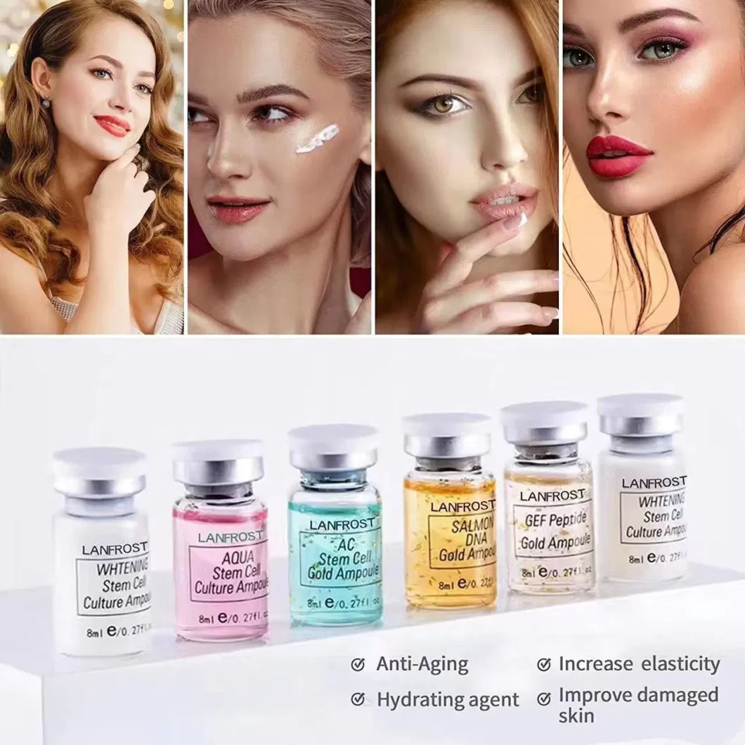 China Factory Private Label Hyaluronic Acid Facial Skin Care Serum Whitening Anti-Aging Anti-Wrinkle Face Serum