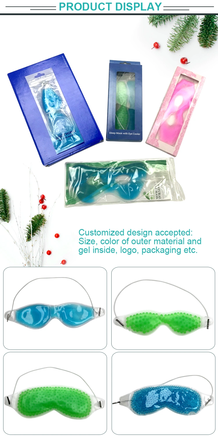 High Quality Hot Cold Gel Promotional Cold Gel Eye Mask for Relaxing