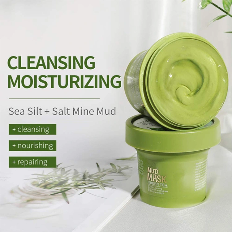 OEM Soft and Smooth Deep Cleanse Green Tea Mud Mask