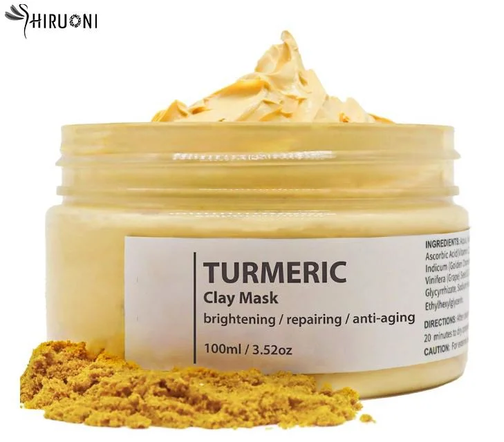 Customize Hyaluronic Acid Moisturizing Repairing Turmeric Clay Facial Mask