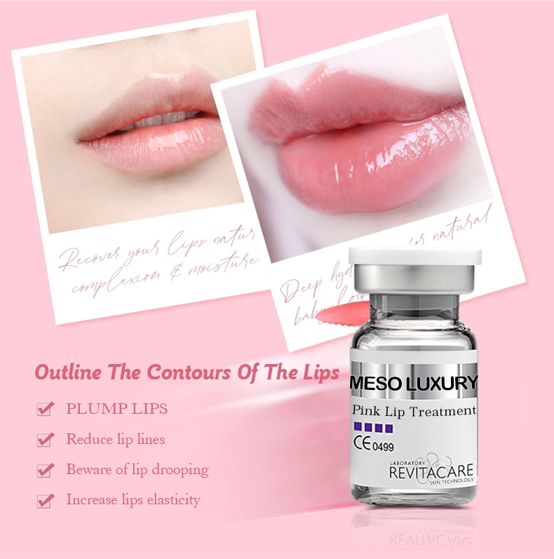 Custom Private Label Pink Lip Care Essence Nourishing and Reduce Lip Lines Treatment Organic Hydrating Plumper Collagen Lip Serum