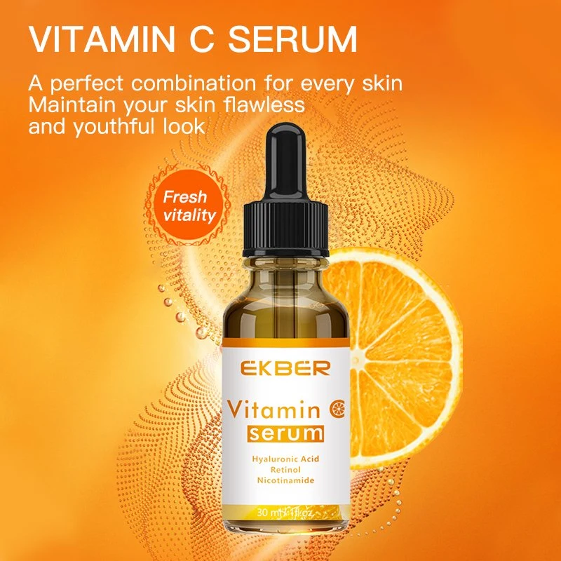 Wholesale Ekber Glowing Face Care Serum Repairing Serum Nicotinamide Whitening Skin Care Vitamin C Serum