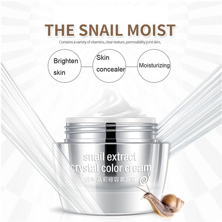 Whitening Dark Spot Remover Cream Snail Crystal Essence Color Repairing Makeup Face Cream