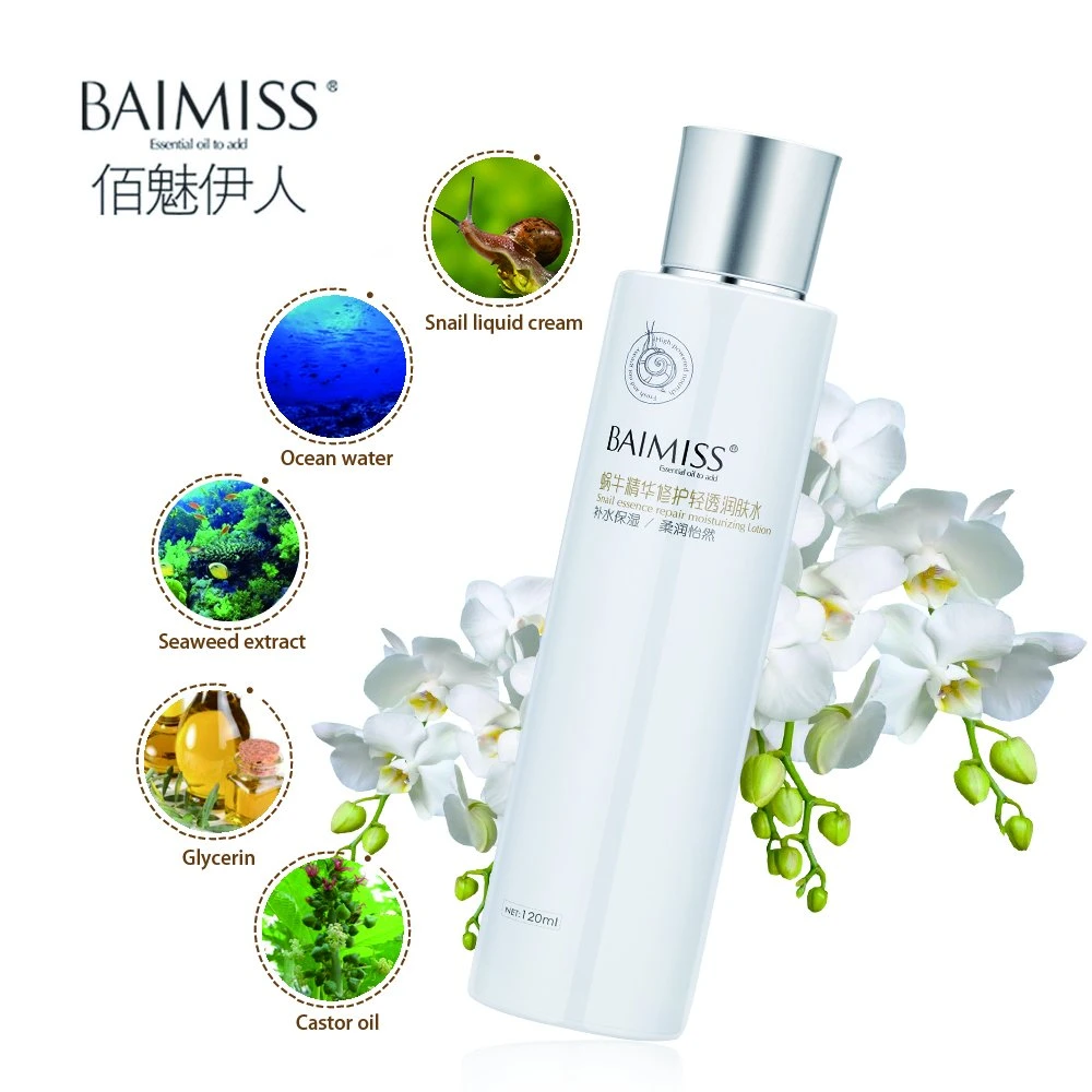 Baimiss Snail Serum Repair Toner Snail Essence Face Care Acne Treatment Blackhead Remover Moisturizing Skin Care Whitening