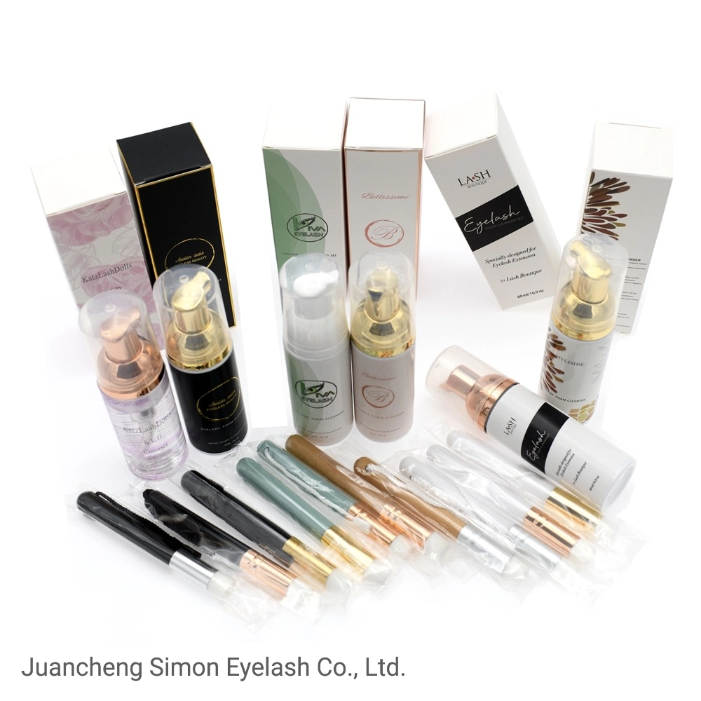 Custom Logo Natural Ingredient Makeup Magnetic Eyeliner Eyelash Extension Cleanser