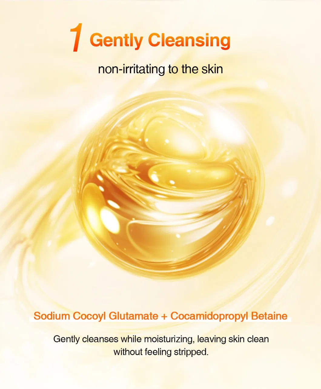 Deep Cleansing Vitamin C Brightening Moisturizing Oil Control Vitamin C Cleanser