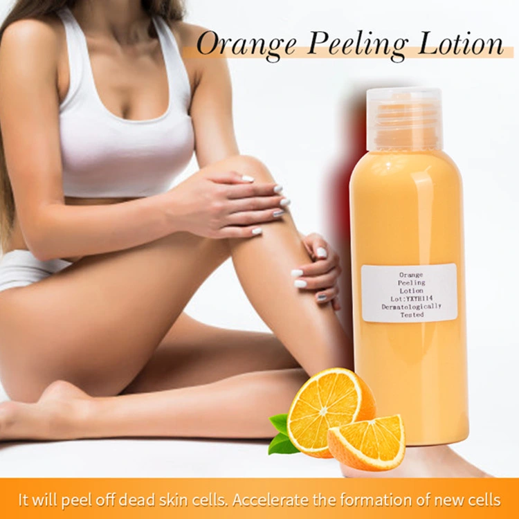 Organic Orange Peeling Lotion Removing Dead Skin Whitening and Smoothing Body Lotion