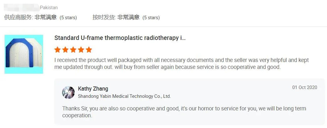 Cancer Oncology Radiotherapy Pelvis Mesh Thermoplastic Mask for Focused Treatment Patient Immobilization, Factory Direct, Precut Sheet