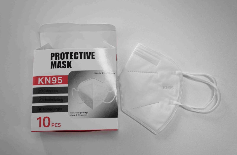 Black Color Disposable Medical Industrial KN95 Protective Face Mask